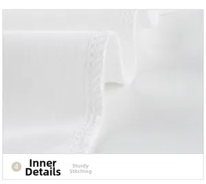 Dettaglio ravvicinato delle cuciture resistenti e del tessuto interno in cotone bianco