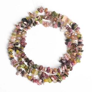 Colorful irregular tourmaline crystal beads strand for DIY jewelry making accessories