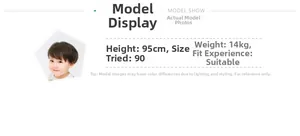 Guida taglie leggings bimba con modello alto 95cm che indossa taglia 90 vestibilità perfetta