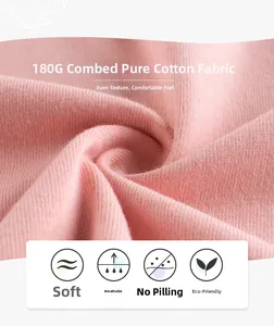 Détail du tissu en coton peigné rose 180G, texture douce, respirante et anti-boulochage