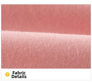 Macro close-up showing the soft pink knitted fabric texture and fine cotton fibers