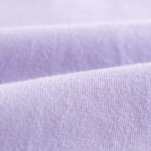 Leggings de niña color lavanda en tejido de punto de algodón suave y transpirable