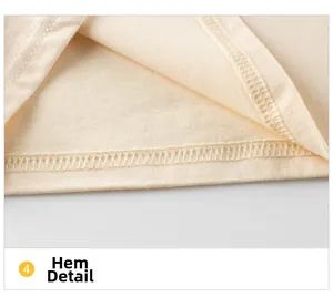 Detailed macro view of the knitted hemline with precise double-needle stitching on the fabric