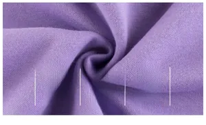 Vista macro del tessuto a maglia viola che mostra morbidezza e traspirabilità