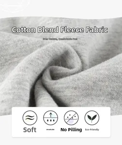 Macro detail of soft grey polar fleece fabric showing breathable texture and premium quality