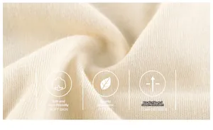 Macro detail of breathable beige cotton fabric with Class A quality texture