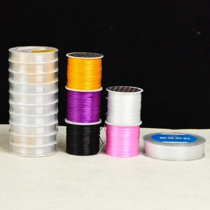 Multi-colored 0.8mm elastic crystal string set for DIY jewelry and bracelet making