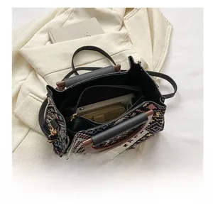 Internal structure of the ethnic woven tote bag showing spacious capacity and pockets