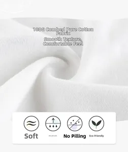 Detailed macro of 180g combed cotton fabric showing soft and breathable texture