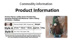 Tabella delle taglie dettagliata e specifiche di peso per lo gnomo del caffè