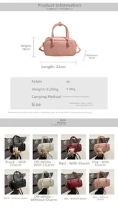 Tabella delle dimensioni dettagliate per questa borsa a tracolla in pelle PU alla moda