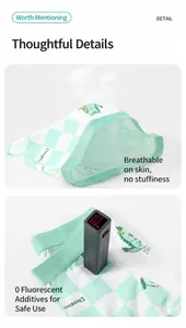 Detail of breathable mesh cotton boy boxers showing steam test and zero fluorescence