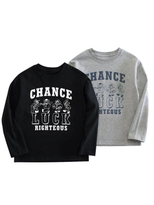 Maglietta a Maniche Lunghe in Cotone per Bambini Ragazzi Ragazze Stampa Lettera Maiale Cartone Animato Retro Americano Top Casual Primavera Autunno