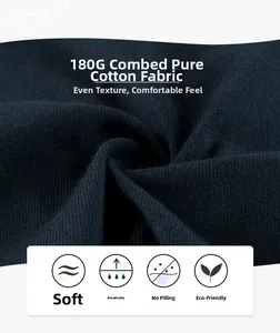 Nahaufnahme von 180G gekämmtem Baumwollstoff, der weiche und atmungsaktive Textur zeigt
