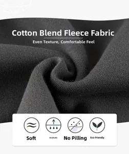Detail of soft, pilling-resistant fleece fabric for children's warm baseball jacket