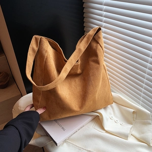 Women Large Capacity Frosted PU Suede Tote Bag Retro Urban Minimalist Shoulder Bag Autumn Winter Commuter Handbag