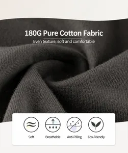 Detail of 180G combed cotton fabric showing breathable texture for children's T-shirts