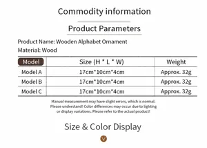 Size chart for wooden Christmas Rudolph ornaments with dimensions 17x10x4cm