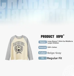 Detailansicht eines langärmeligen Raglan-T-Shirts aus 100% Baumwolle mit Bären-Grafik