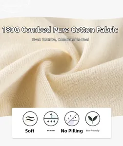 Detailed macro view of soft 180g combed cotton fabric for children's breathable T-shirts