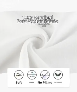 Detail of 180G combed cotton fabric showing soft texture and breathable knit for boys T-shirt