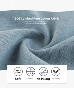 Détail du tissu en coton peigné 180G montrant une texture douce et respirante pour t-shirts