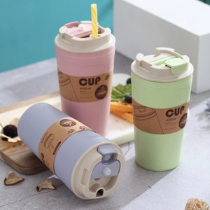 Details of 400ml macaron silicone coffee cups with heat-resistant sleeves in multiple colors
