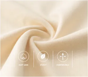 Close-up of soft breathable cotton fabric texture for kids summer casual t-shirt