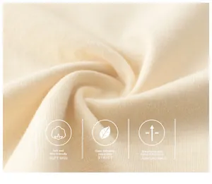 Close-up of soft breathable cotton fabric texture for kids summer t-shirt