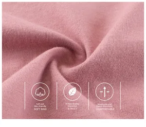 Close-up of pink knit fabric texture for kids T-shirts featuring soft breathable cotton
