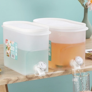 3.5L Large capacity cold water kettle with faucet and leakproof lid for fridge storage