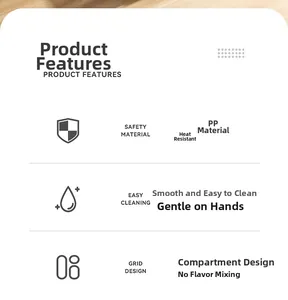 Detail showing the BPA-free PP material, grid design and smooth heat-resistant surface