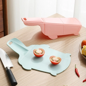 Portable foldable cutting board and grater set for outdoor picnic and home kitchen