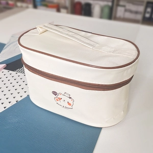 Insulated Lunch Bag Oxford Cloth Aluminum Foil Thermal Cute Cartoon Bear Pattern Portable Cooler For Office School Picnic