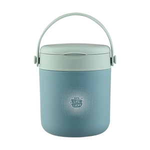 Tasse à soupe en acier inoxydable 304 avec poignée et logo FUN LIFE LUCKY imprimé