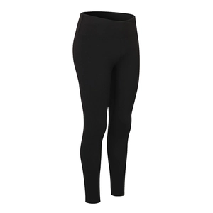 Mallas de yoga negras de talle alto con diseño cruzado para fitness y entrenamiento