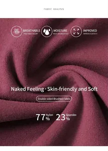 Macro detail of wine red yoga shorts fabric with 77% nylon and 23% spandex texture