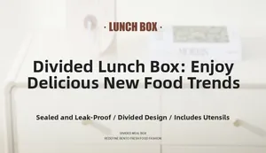 Detail of leak-proof 304 stainless steel bento box with separate compartments and cutlery