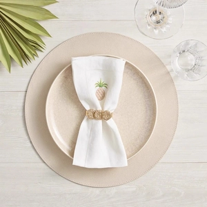 Minimalist Zinc Alloy Napkin Rings Hammered Texture Metal Napkin Buckles Gold Silver For Wedding Banquet Table Decor