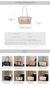 Spécifications de taille et variantes de couleurs pour le sac à bandoulière en cuir PU