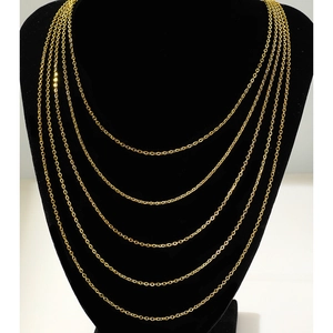 Minimalist Stainless Steel O Chain Necklace Polished Link Choker For Women Men Simple Versatile Daily Fashion Accessory
