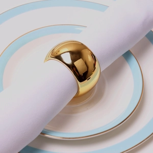 Portatovaglioli In Plastica Galvanica Minimalisti Moderni Finitura Lucida Per Decorazione Tavola Matrimonio Festa