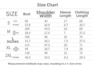 Detailed size chart for women's leopard heart t-shirt in cm and inches, S to 2XL sizes