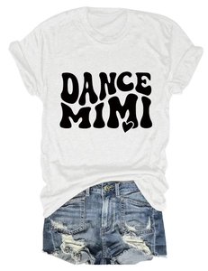 Flat lay of white crew neck T-shirt with heart print and distressed denim shorts set