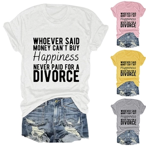 Detailed multi-color display of crew neck cotton t-shirts in white, pink, yellow, and grey