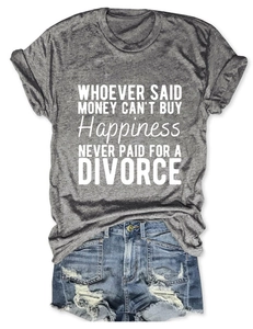 Flat lay of gray slogan T-shirt with vintage ripped denim shorts in American style