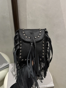 Borsa a Tracolla Vintage in Pelle PU con Nappine Retro Borchie Borsa Crossbody Borsa per Cellulare per Viaggi Quotidiani Donna Mini Bag