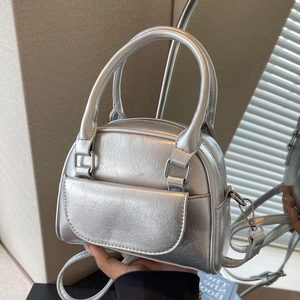 Damen Umhängetasche Urban Minimalistisch PU Leder Mode Einfarbig Rautenmuster Handtasche Mit Griff Und Verstellbarem Gurt Stilvolle Täglich Schultertasche