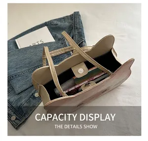 Detail view of the spacious interior of the cat-shaped tote bag with magnetic snap button