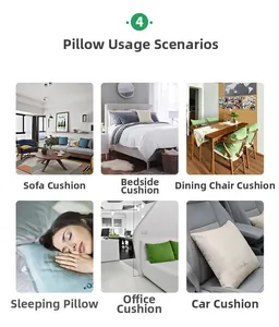Housses de coussin polyvalentes pour la maison, le bureau et la voiture en situation